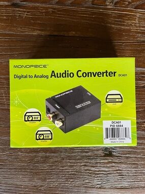 Black Digital-to-Analog Audio Converter DCA01